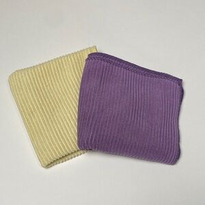 Norwex Kitchen Cloth & Towel Bundle 2-Piece Purple | Stained | Microfiber